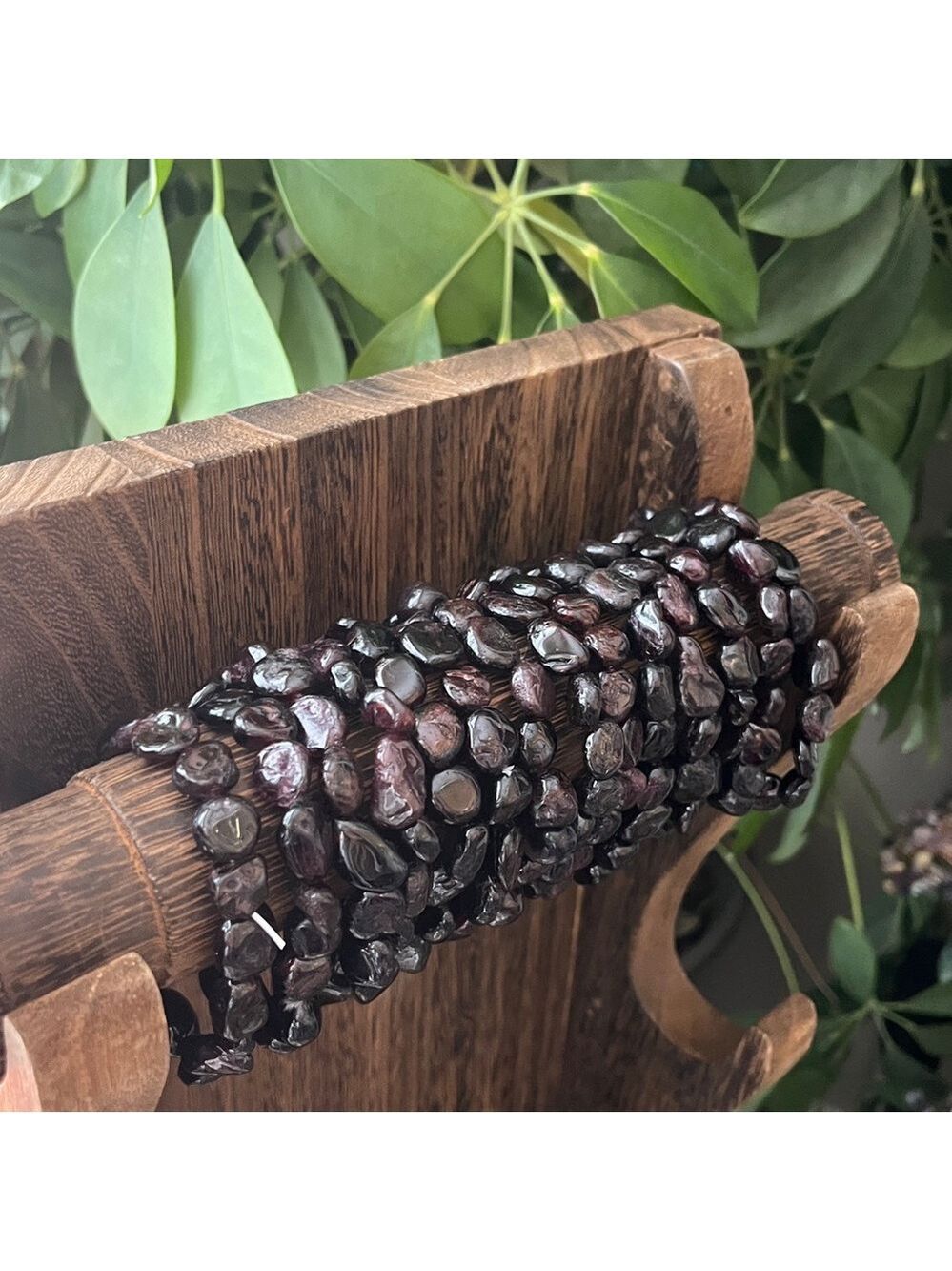 Garnet tumble bracelet - Picture 4 of 4